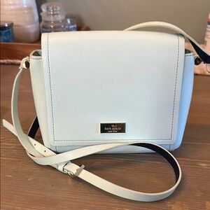 Kate Spade Blue Crossbody Bag with Sleek Design